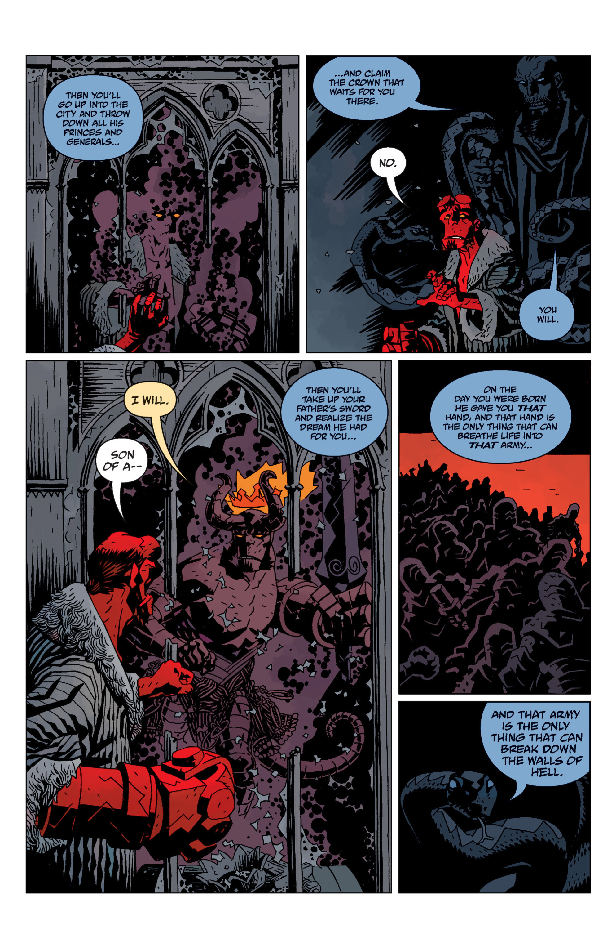 Read online Hellboy comic -  Issue #9 - 146