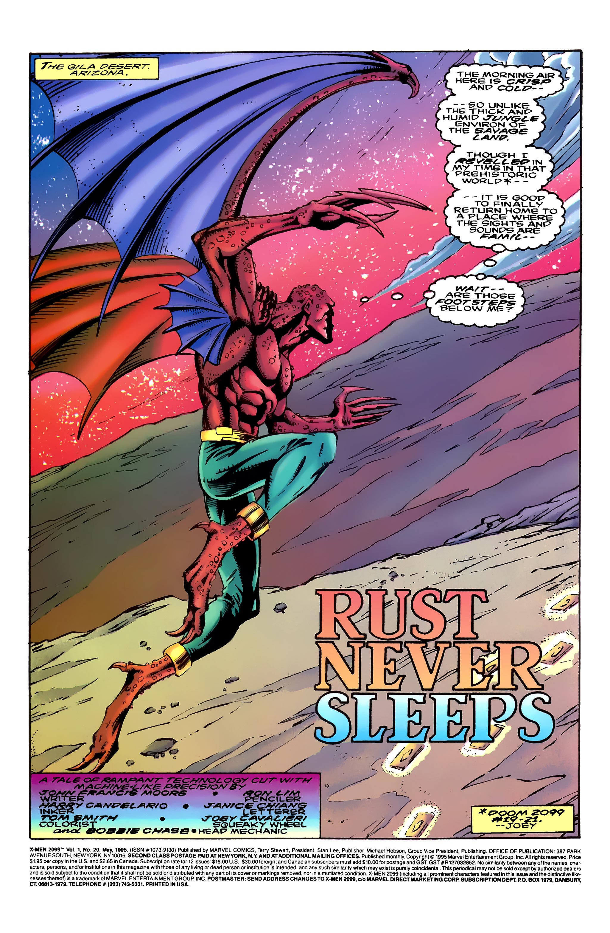 Read online X-Men 2099 comic -  Issue #20 - 2