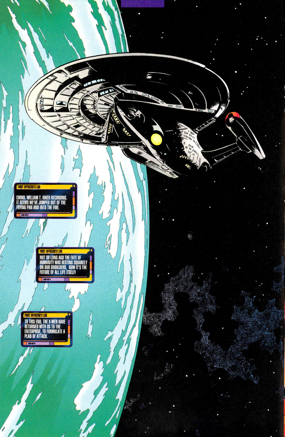 Star Trek: The Next Generation/X-Men: Second Contact issue Full - Page 23