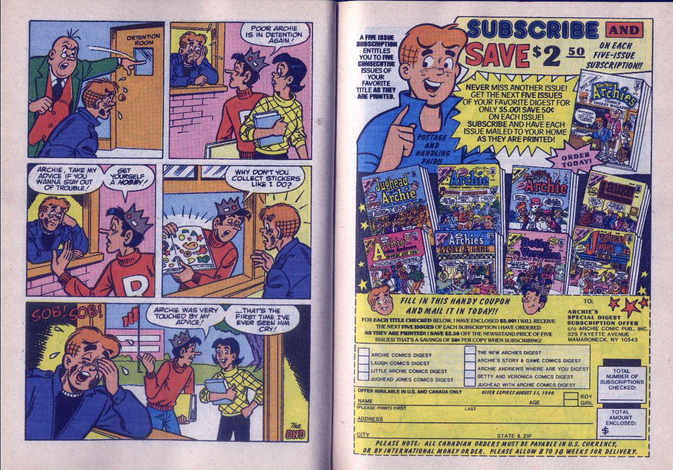 Read online Archie...Archie Andrews, Where Are You? Digest Magazine comic -  Issue #67 - 53