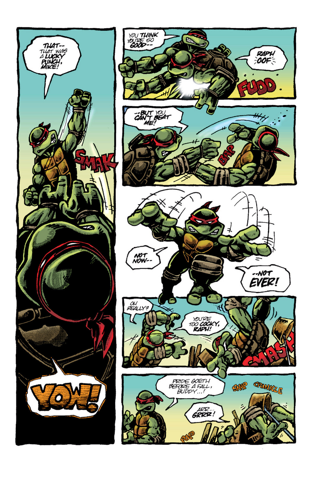 Read online Teenage Mutant Ninja Turtles Color Classics: Raphael Micro-Series One-Shot comic -  Issue # Full - 6
