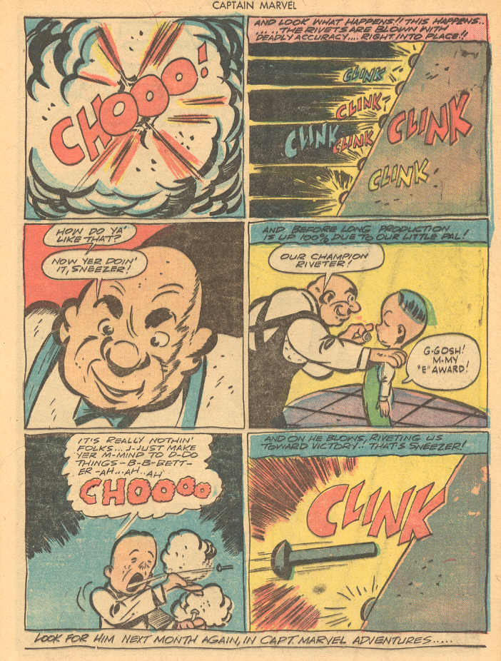 Read online Captain Marvel Adventures comic -  Issue #33 - 35