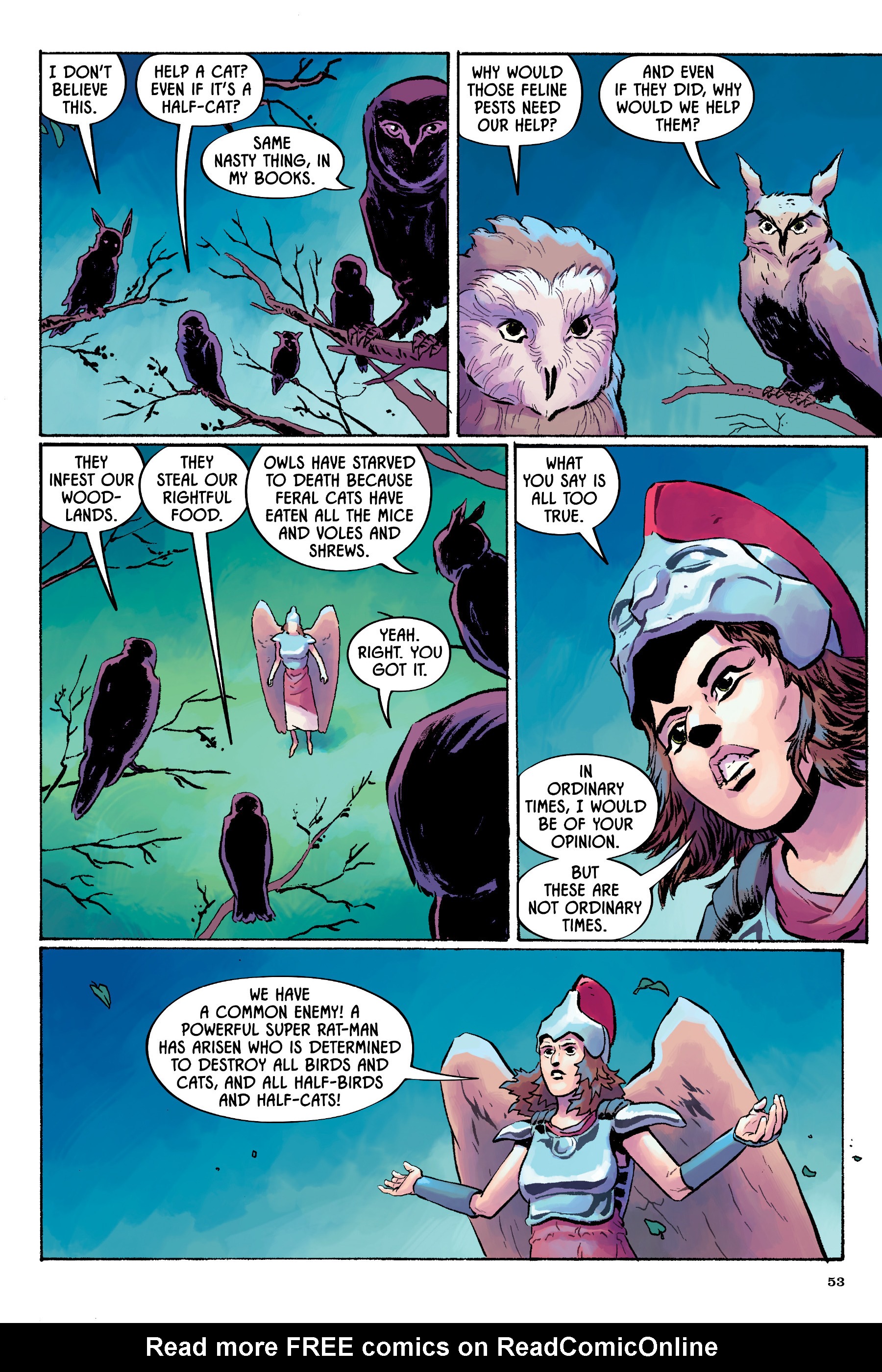 Read online Angel Catbird comic -  Issue # TPB 2 - 54