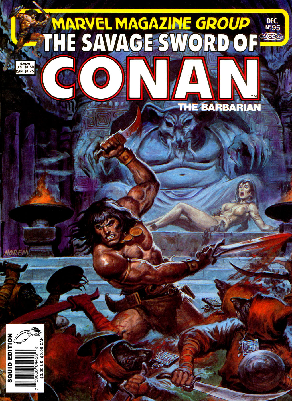 Read online The Savage Sword Of Conan comic -  Issue #95 - 1