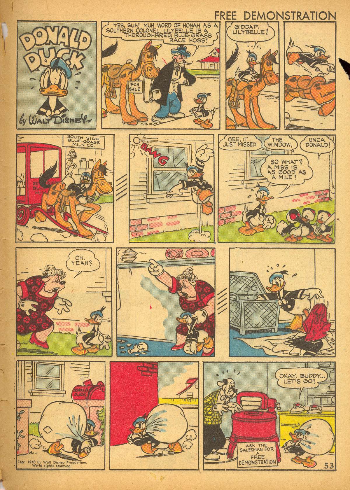 Read online Walt Disney's Comics and Stories comic -  Issue #27 - 55