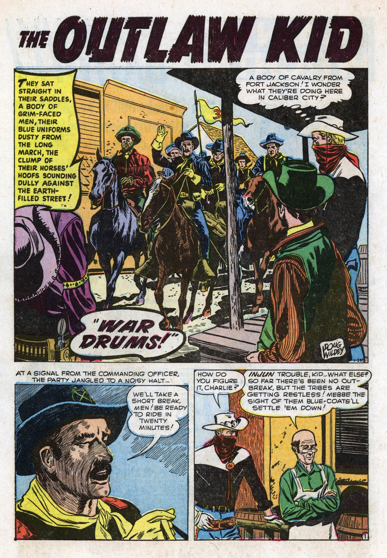 Read online The Outlaw Kid (1954) comic -  Issue #9 - 10
