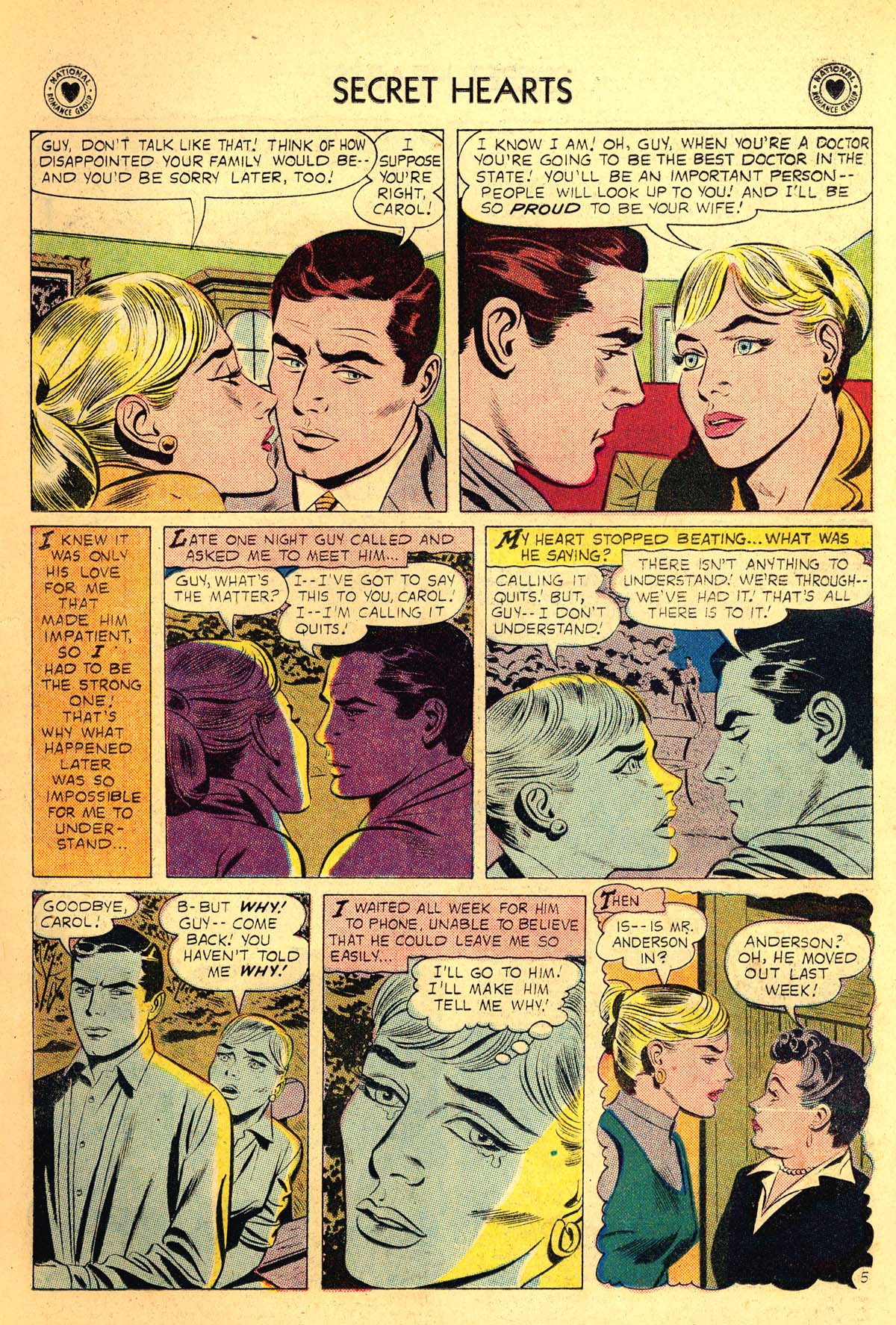 Read online Secret Hearts comic -  Issue #54 - 7