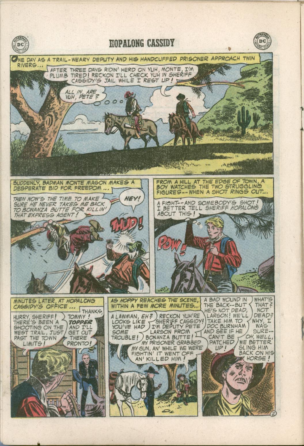 Read online Hopalong Cassidy comic -  Issue #96 - 16