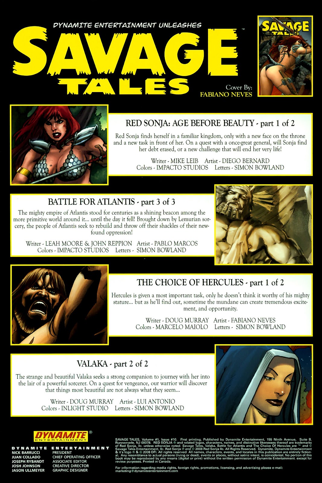Savage Tales (2007) issue 10 - Page 2