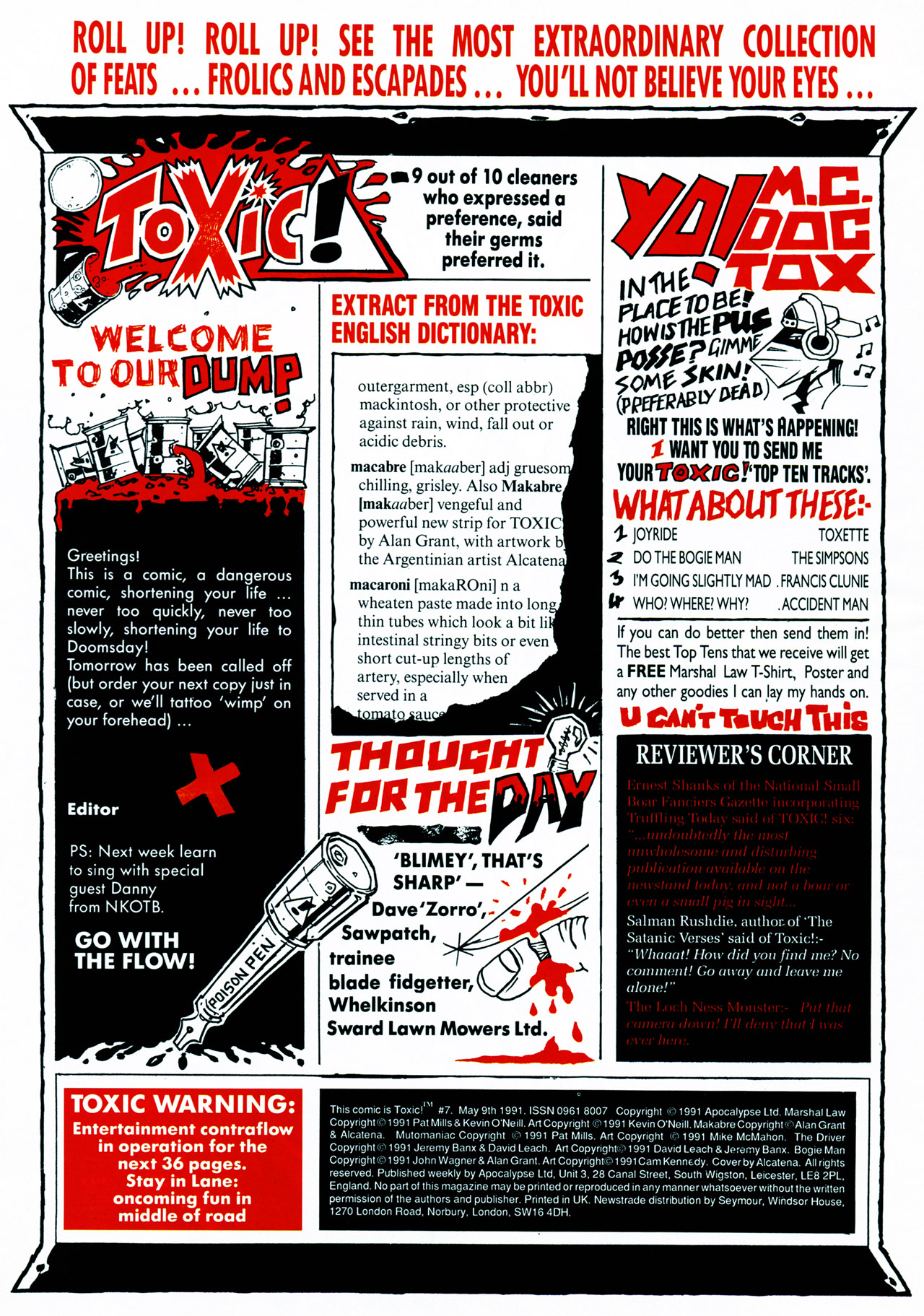 Read online Toxic! comic -  Issue #7 - 2