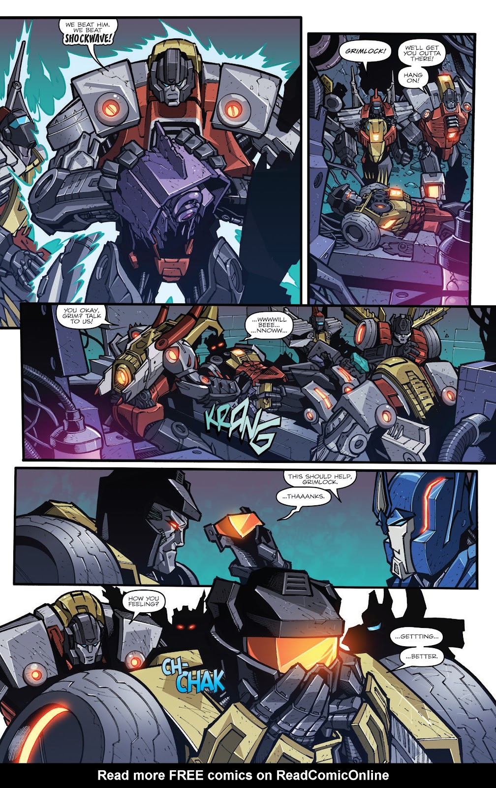 The Transformers Prime: Rage of the Dinobots issue 4 - Page 21