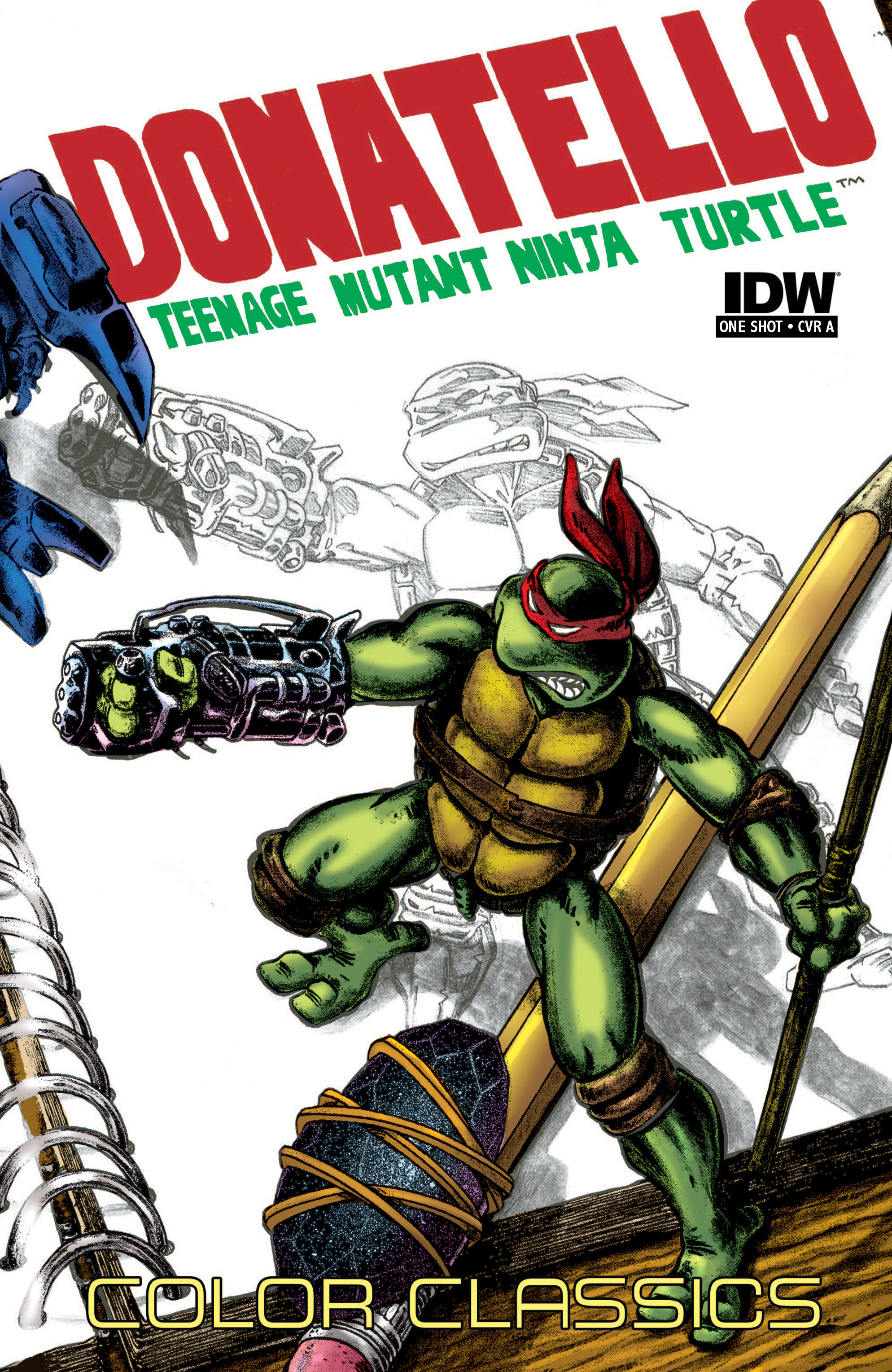 Read online Teenage Mutant Ninja Turtles Color Classics: Donatello Micro-Series comic -  Issue # Full - 1