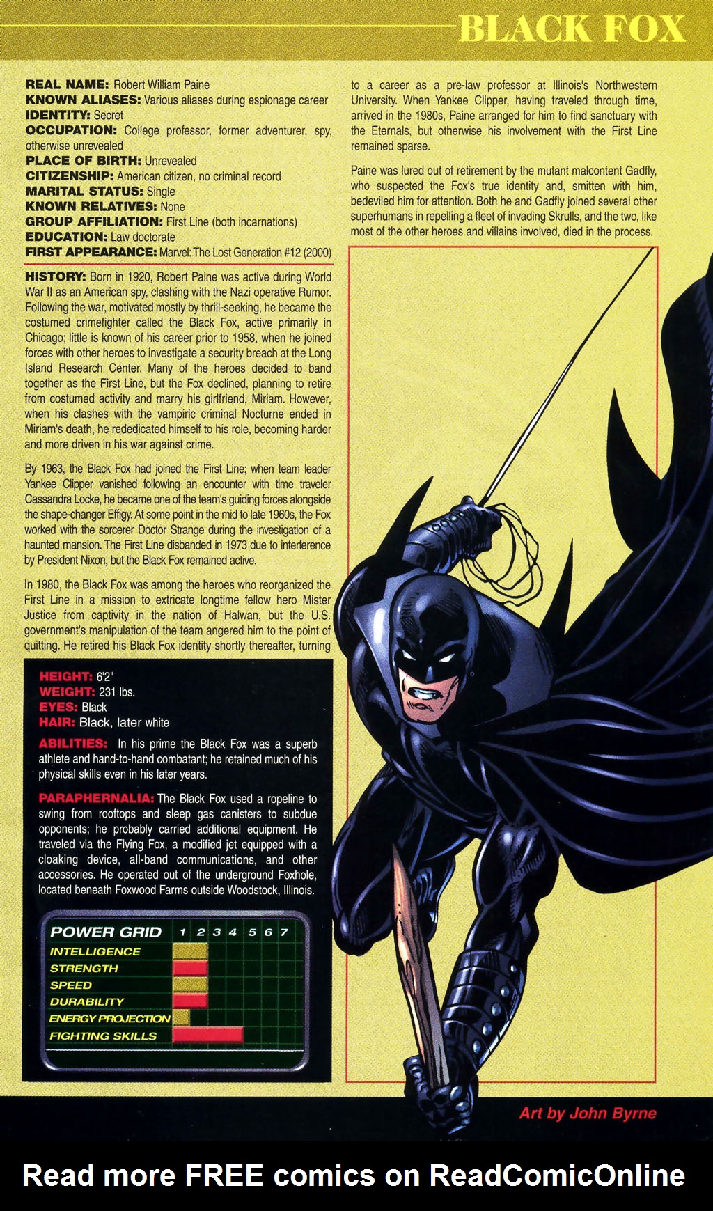 Read online The Official Handbook of the Marvel Universe: Golden Age comic -  Issue # Full - 5