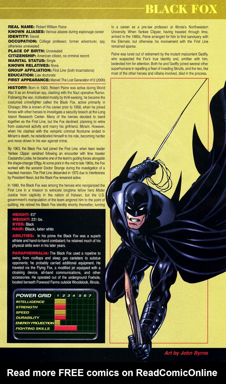 The Official Handbook of the Marvel Universe: Golden Age issue Full - Page 5