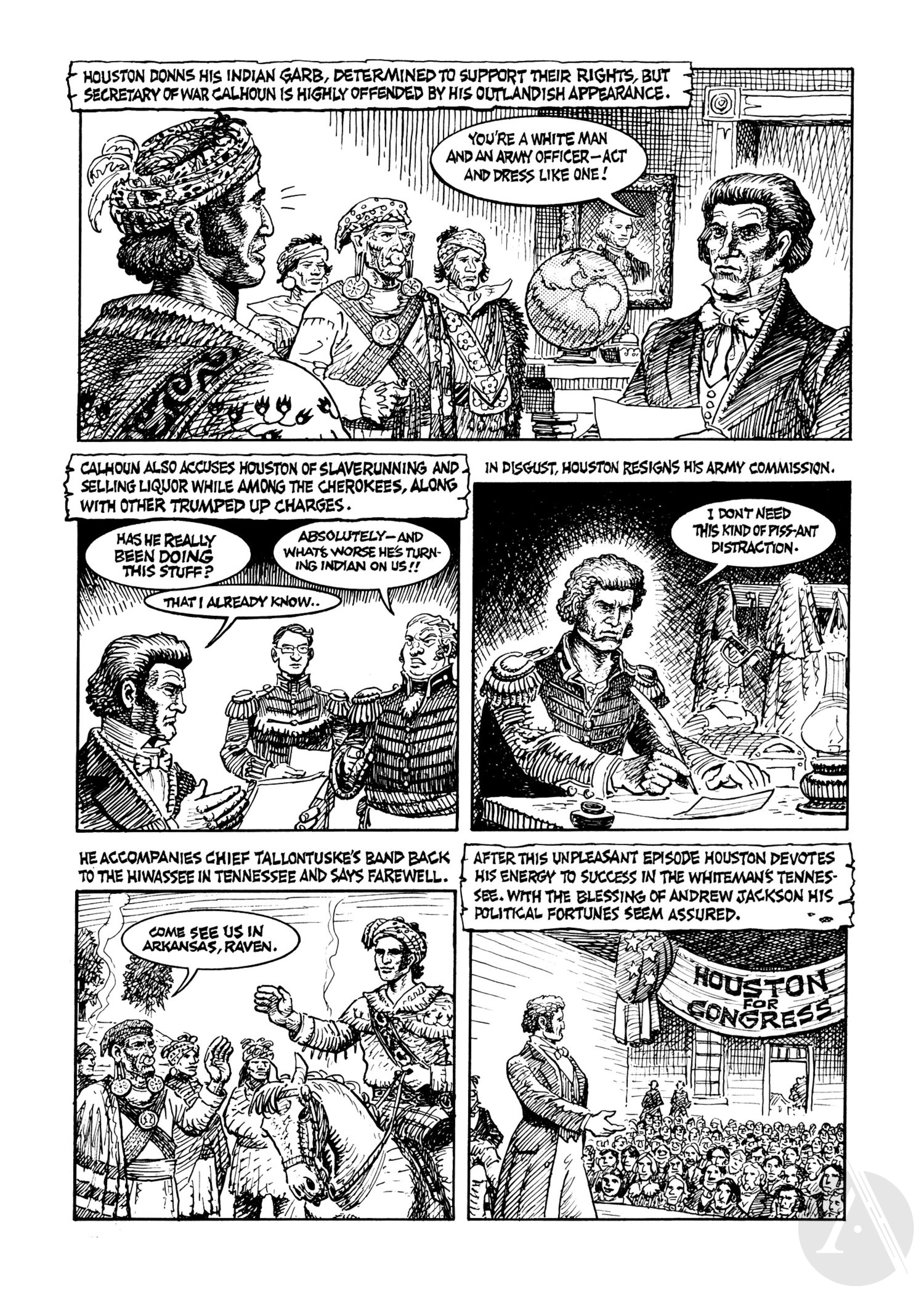 Read online Indian Lover: Sam Houston & the Cherokees comic -  Issue # TPB - 27