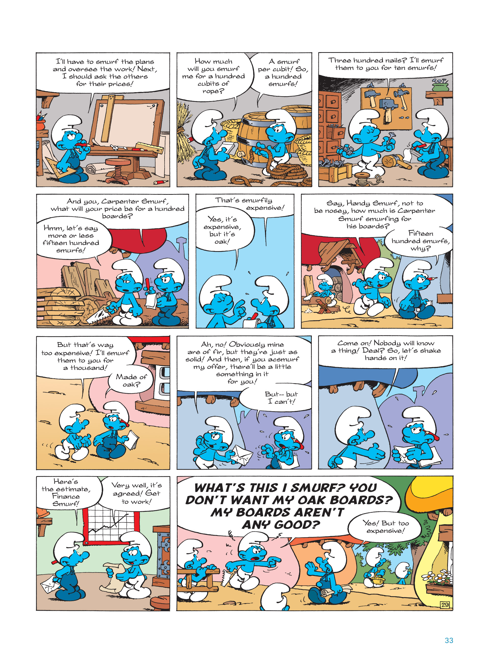 Read online The Smurfs comic -  Issue #18 - 33
