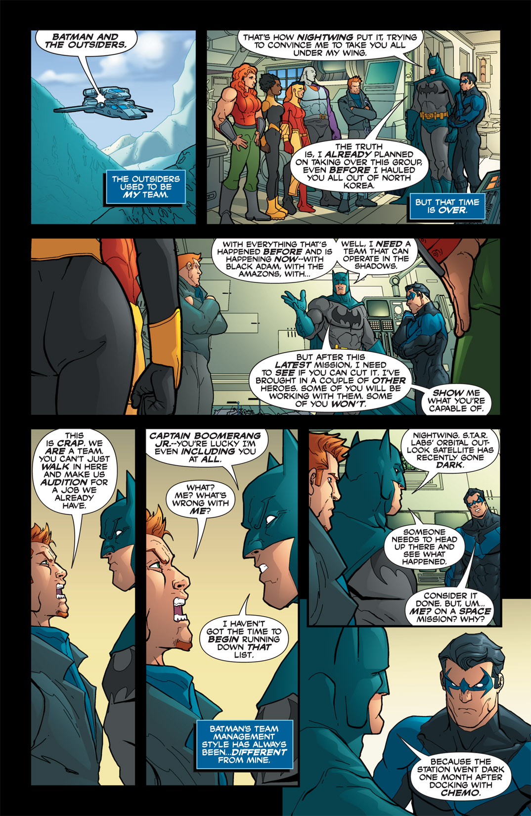 Read online Outsiders: Five of a Kind comic -  Issue # Issue Nightwing-Boomerang - 3