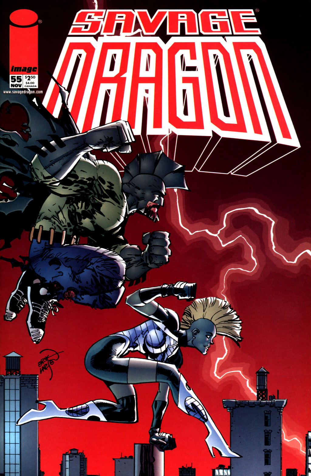Read online The Savage Dragon (1993) comic -  Issue #55 - 1