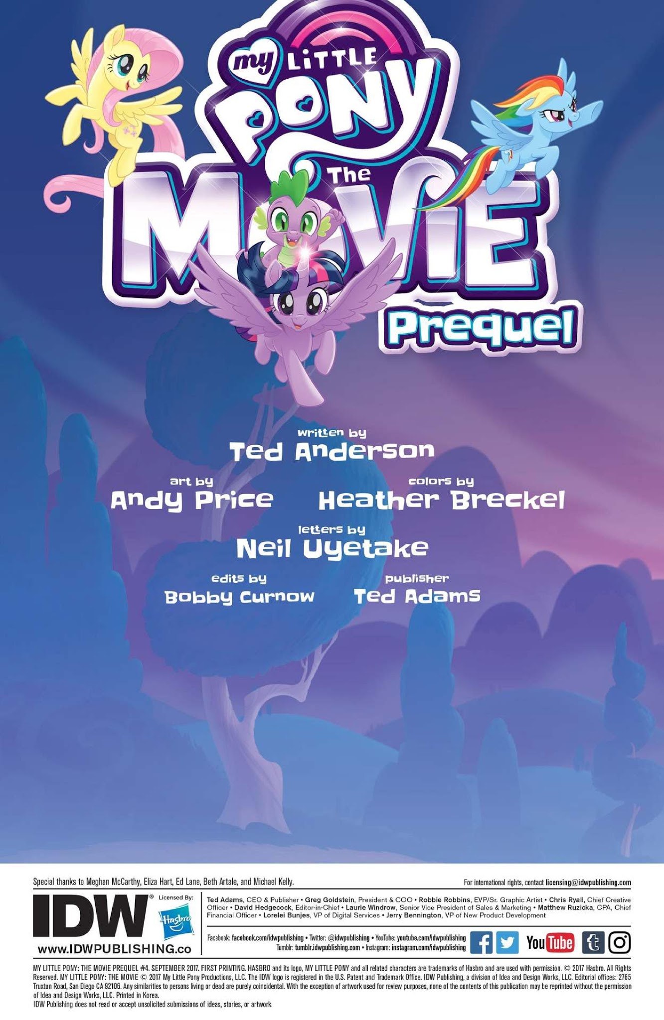 Read online My Little Pony: The Movie Prequel comic -  Issue #4 - 2