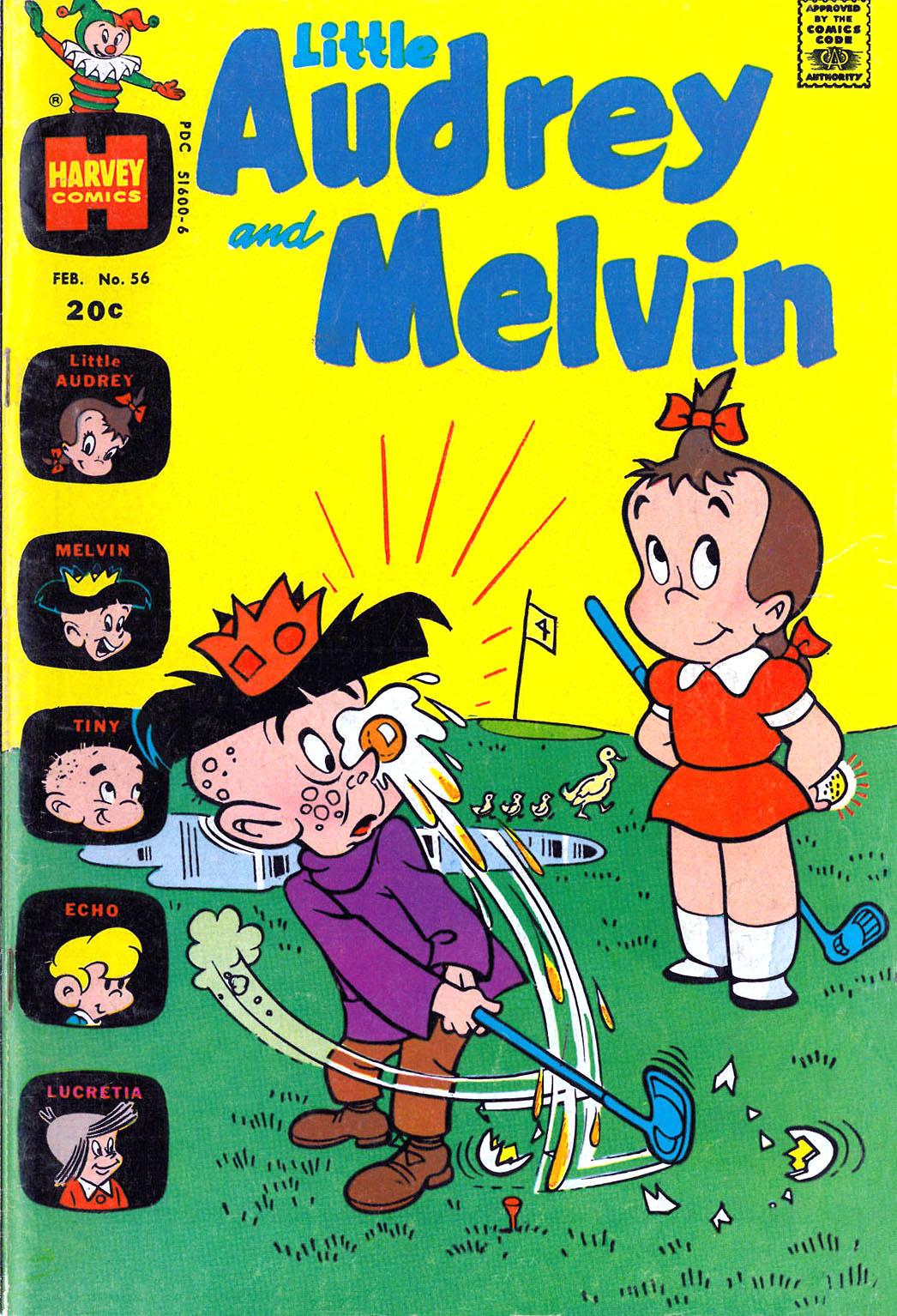 Read online Little Audrey And Melvin comic -  Issue #56 - 1