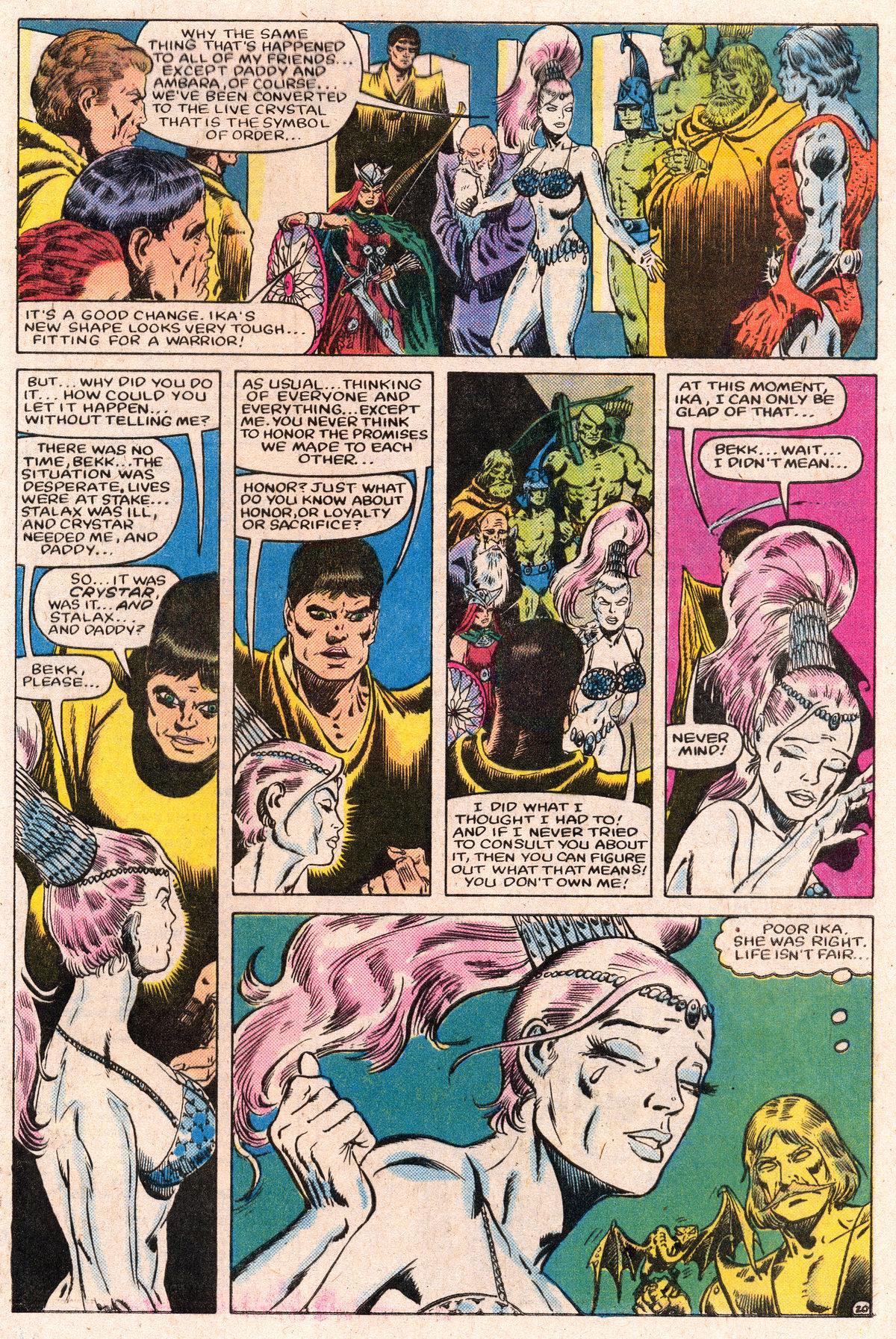 Read online The Saga of Crystar, Crystal Warrior comic -  Issue #7 - 21