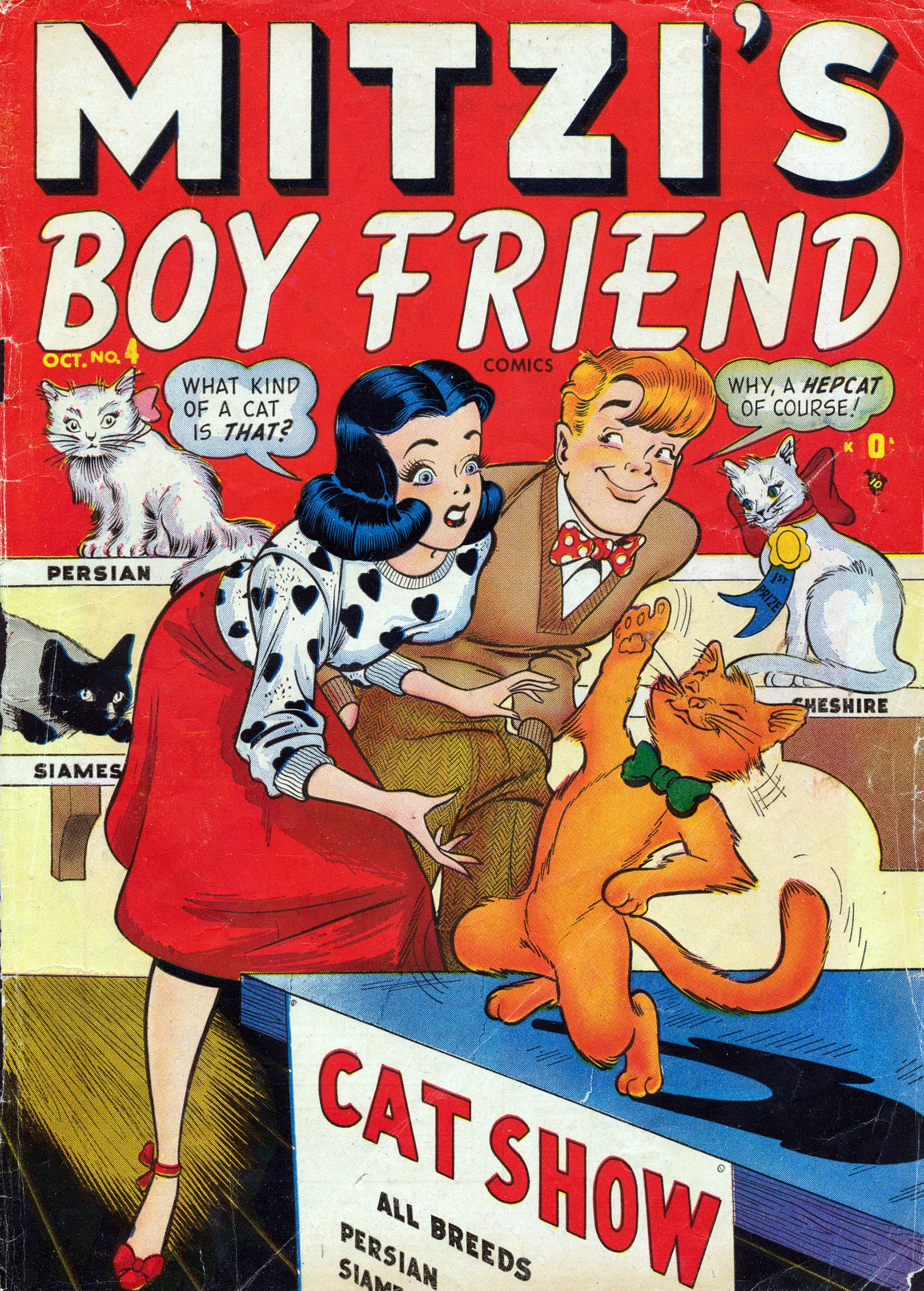 Read online Mitzi's Boy Friend comic -  Issue #4 - 1