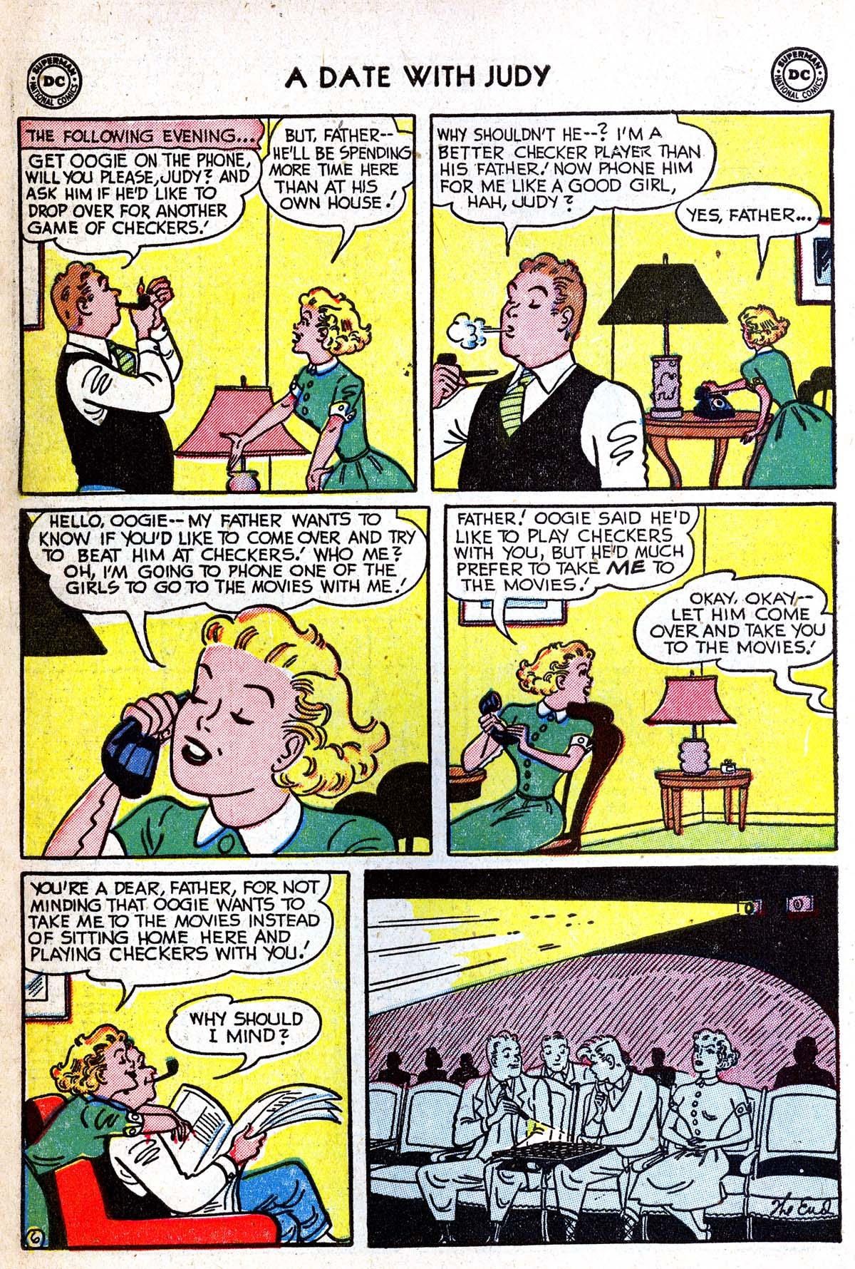 Read online A Date with Judy comic -  Issue #33 - 8