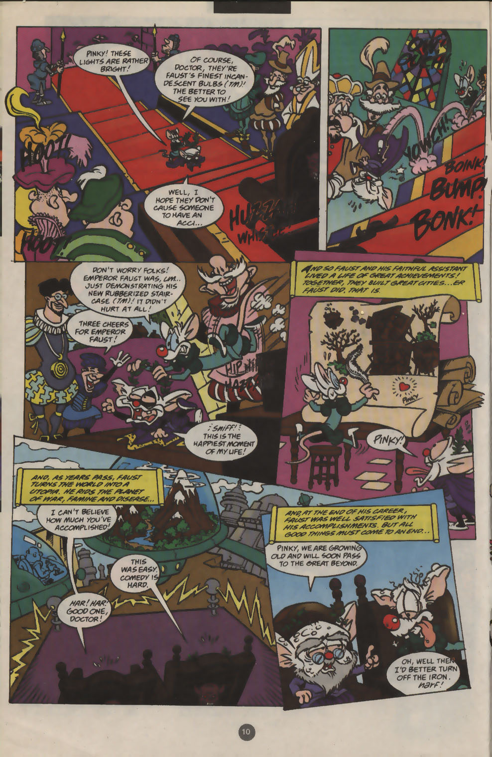 Read online Pinky and The Brain comic -  Issue #7 - 9