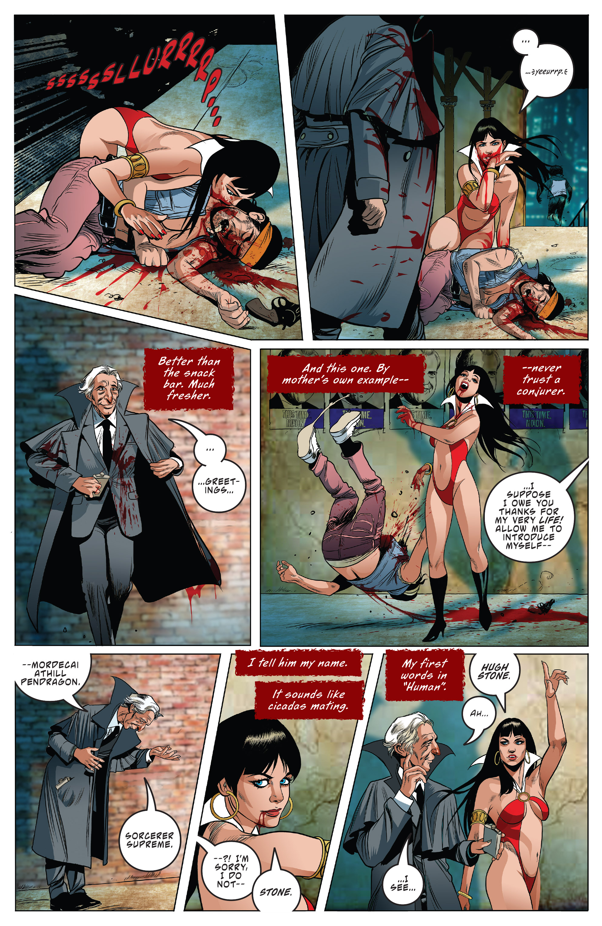 Read online Vampirella: Year One comic -  Issue #5 - 20