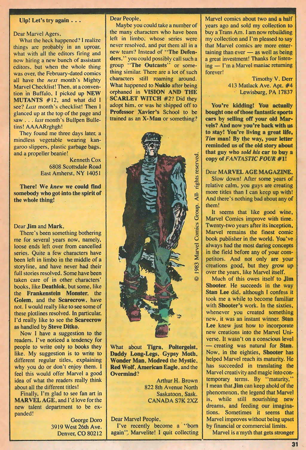 Read online Marvel Age comic -  Issue #14 - 32