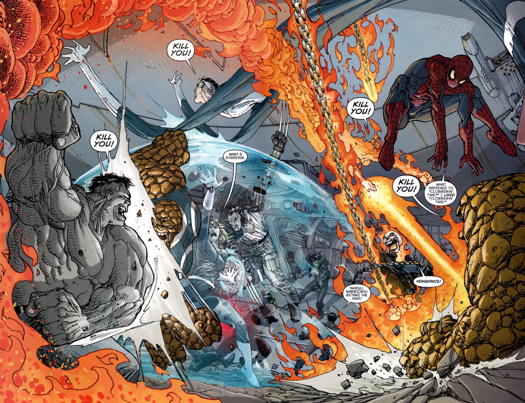 Read online Spider-Man/Fantastic Four comic -  Issue #3 - 9
