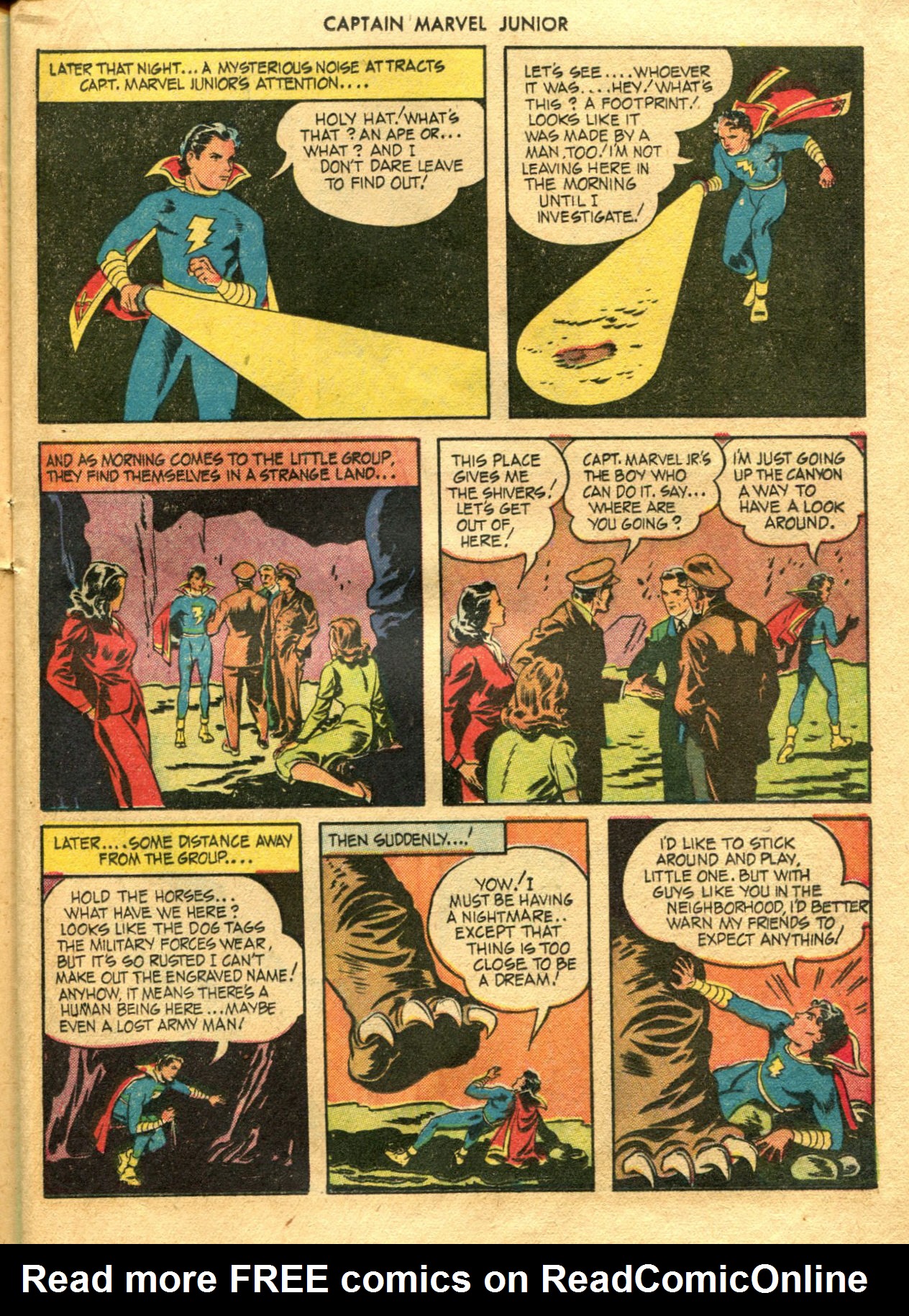 Read online Captain Marvel, Jr. comic -  Issue #20 - 21