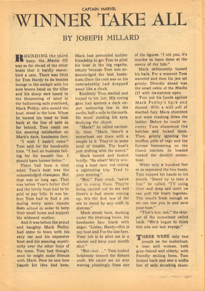 Read online Captain Marvel Adventures comic -  Issue #62 - 40