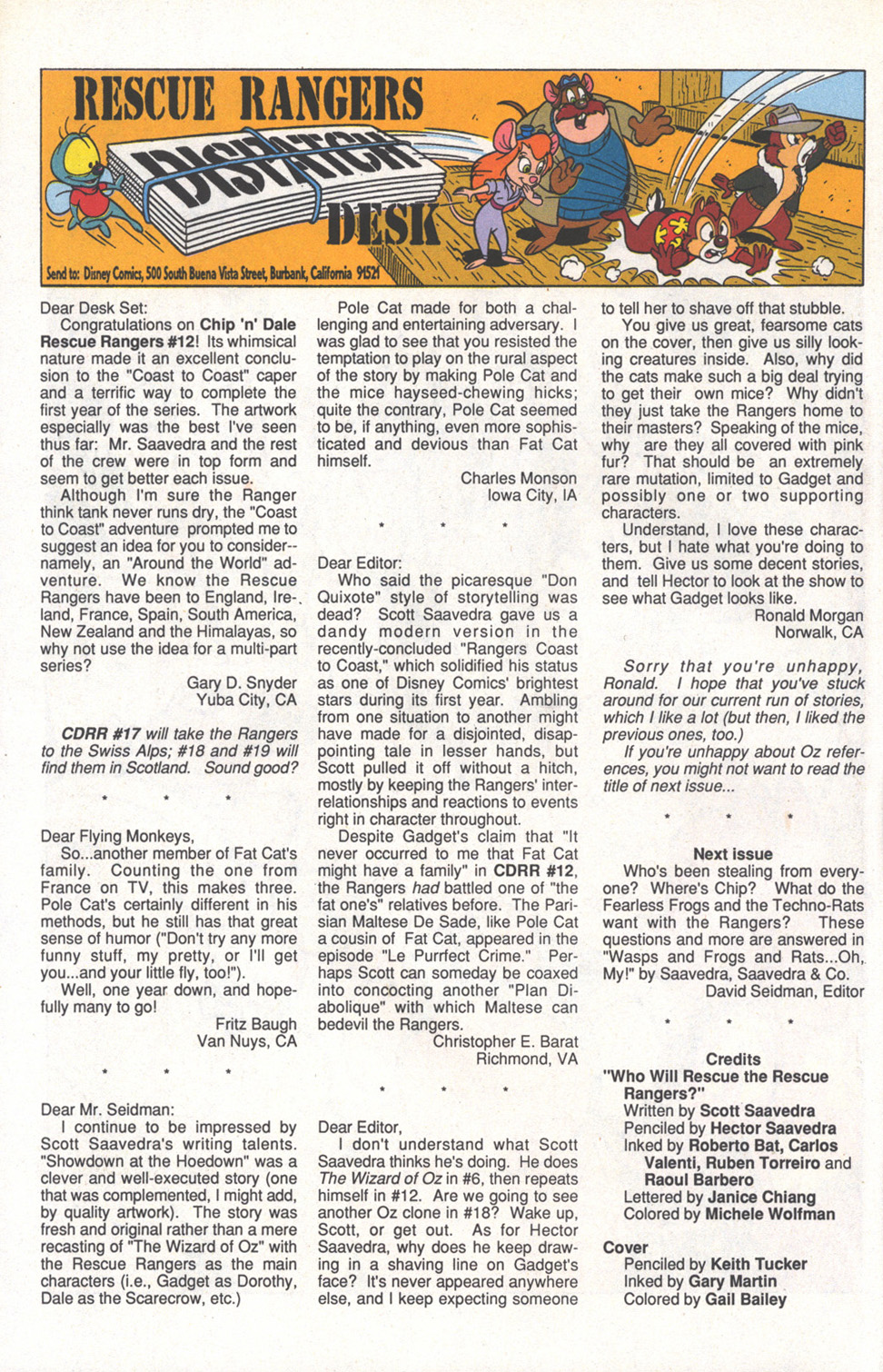 Read online Disney's Chip 'N Dale Rescue Rangers comic -  Issue #15 - 34