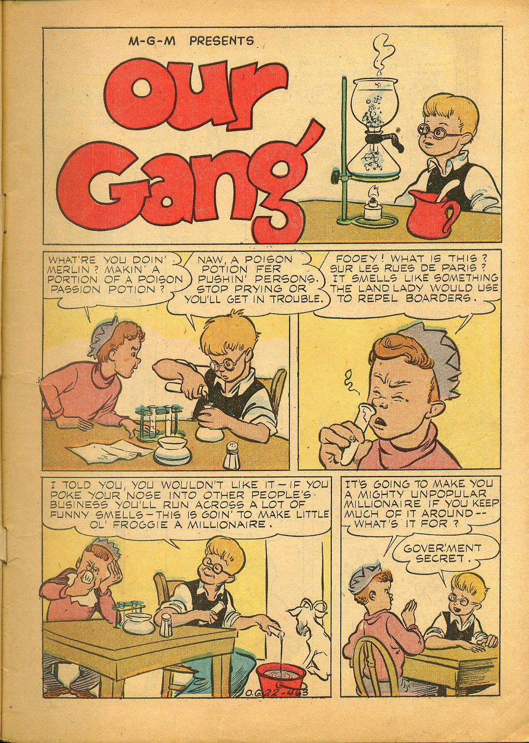 Read online Our Gang Comics comic -  Issue #22 - 3