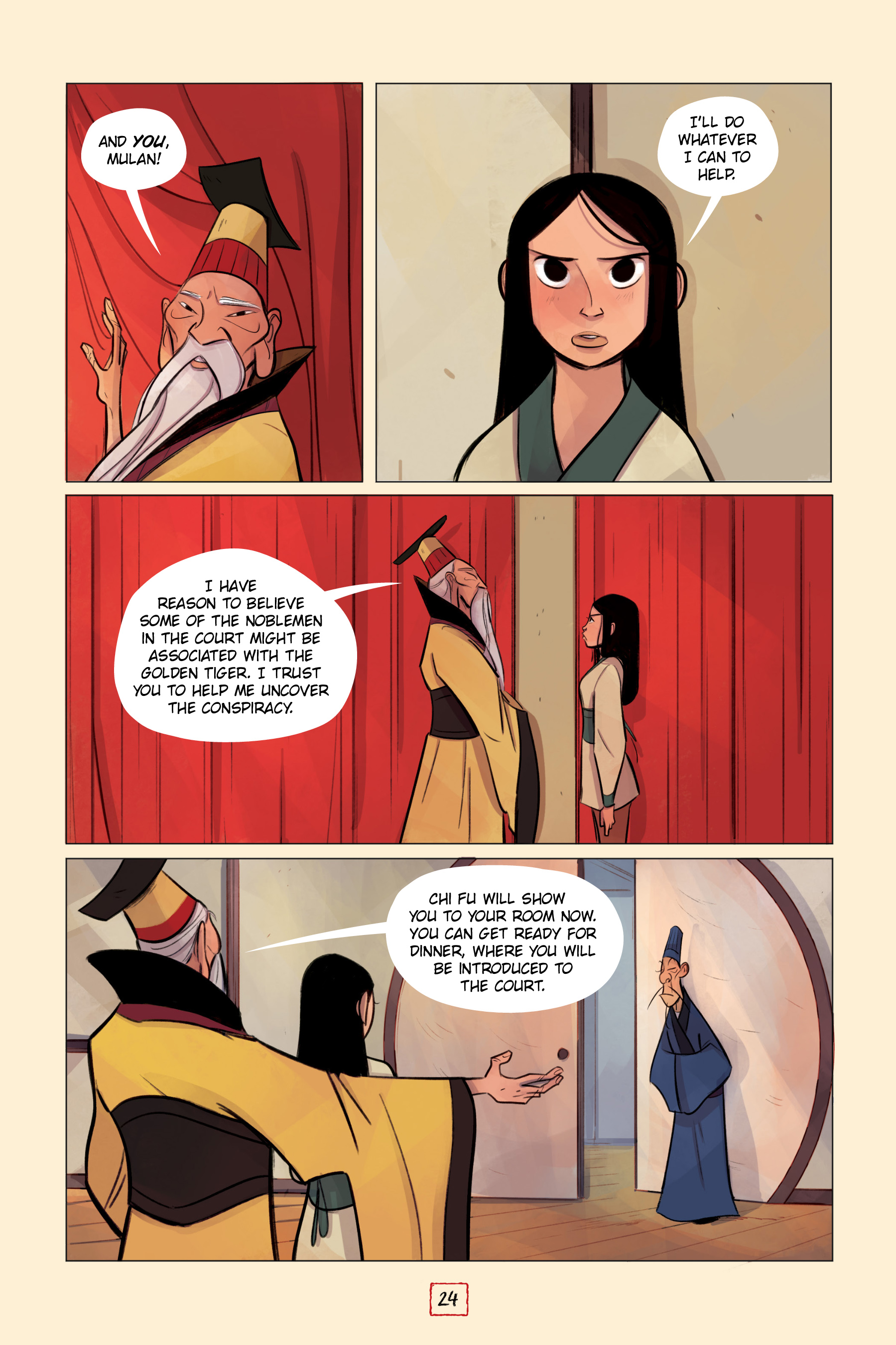 Read online Disney Mulan's Adventure Journal: The Palace of Secrets comic -  Issue # TPB - 26