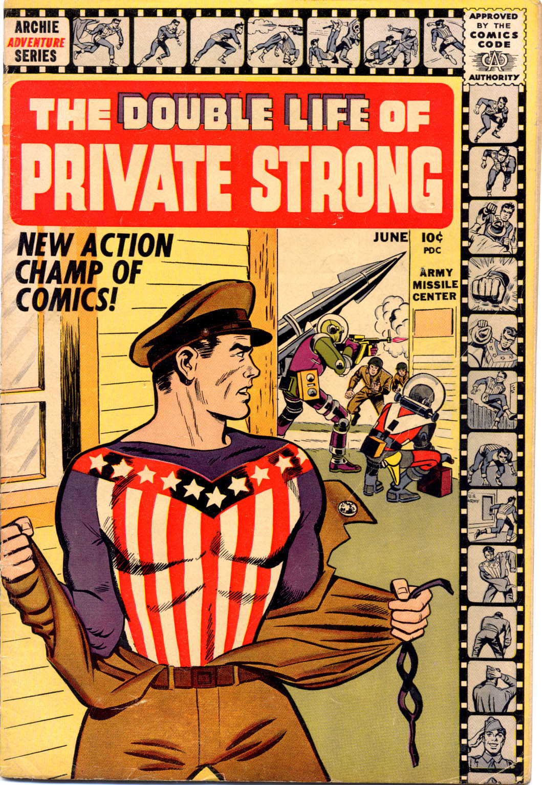 Read online The Double Life of Private Strong comic -  Issue #1 - 1