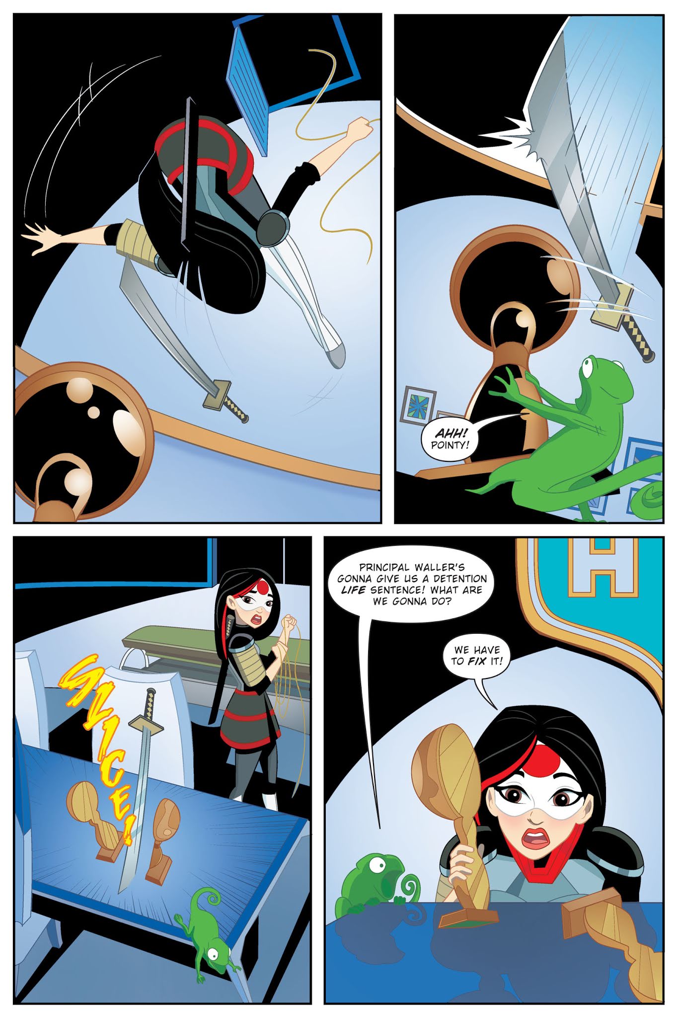 Read online DC Super Hero Girls: Finals Crisis comic -  Issue # TPB - 65