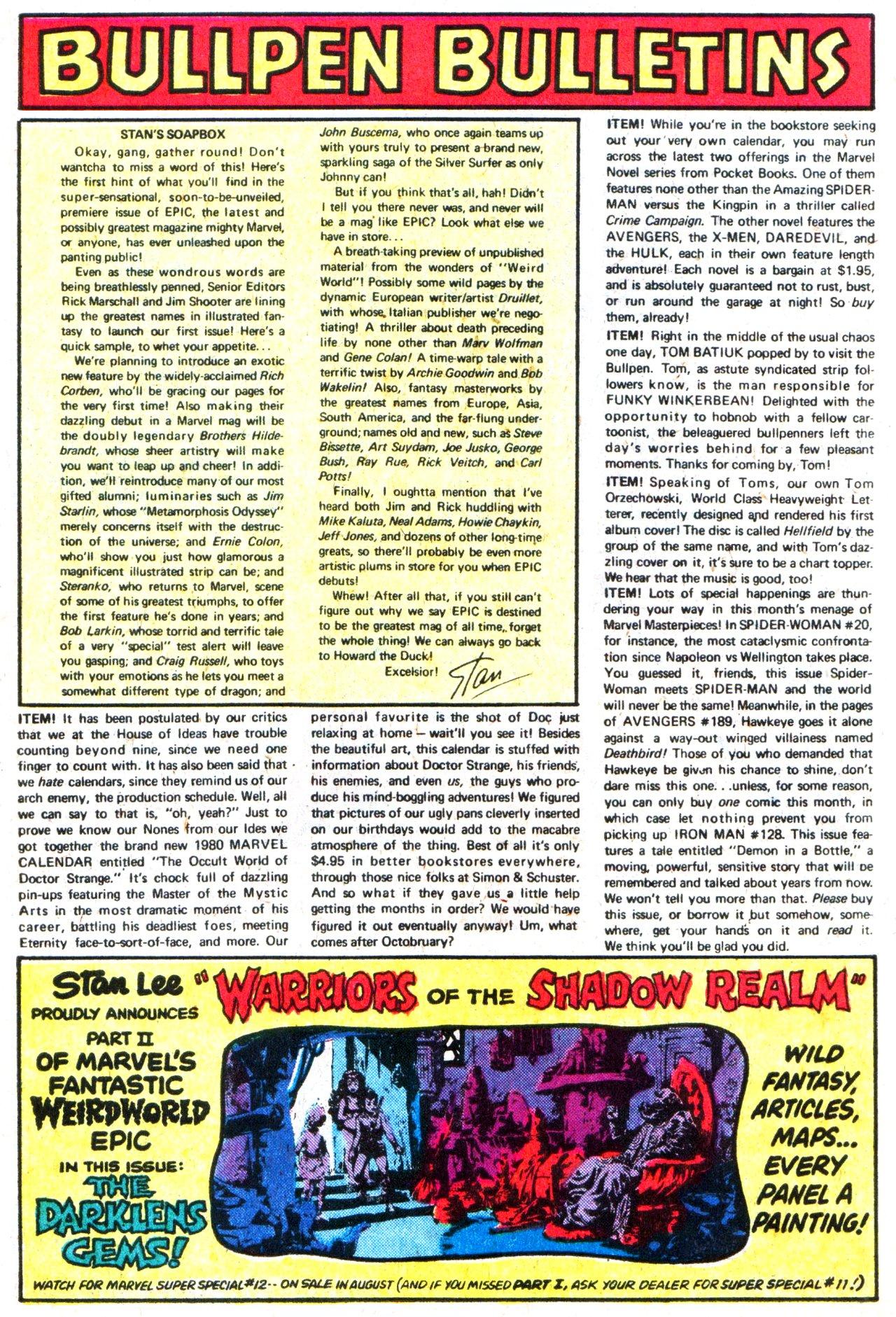 Read online Marvel Spotlight (1979) comic -  Issue #3 - 30