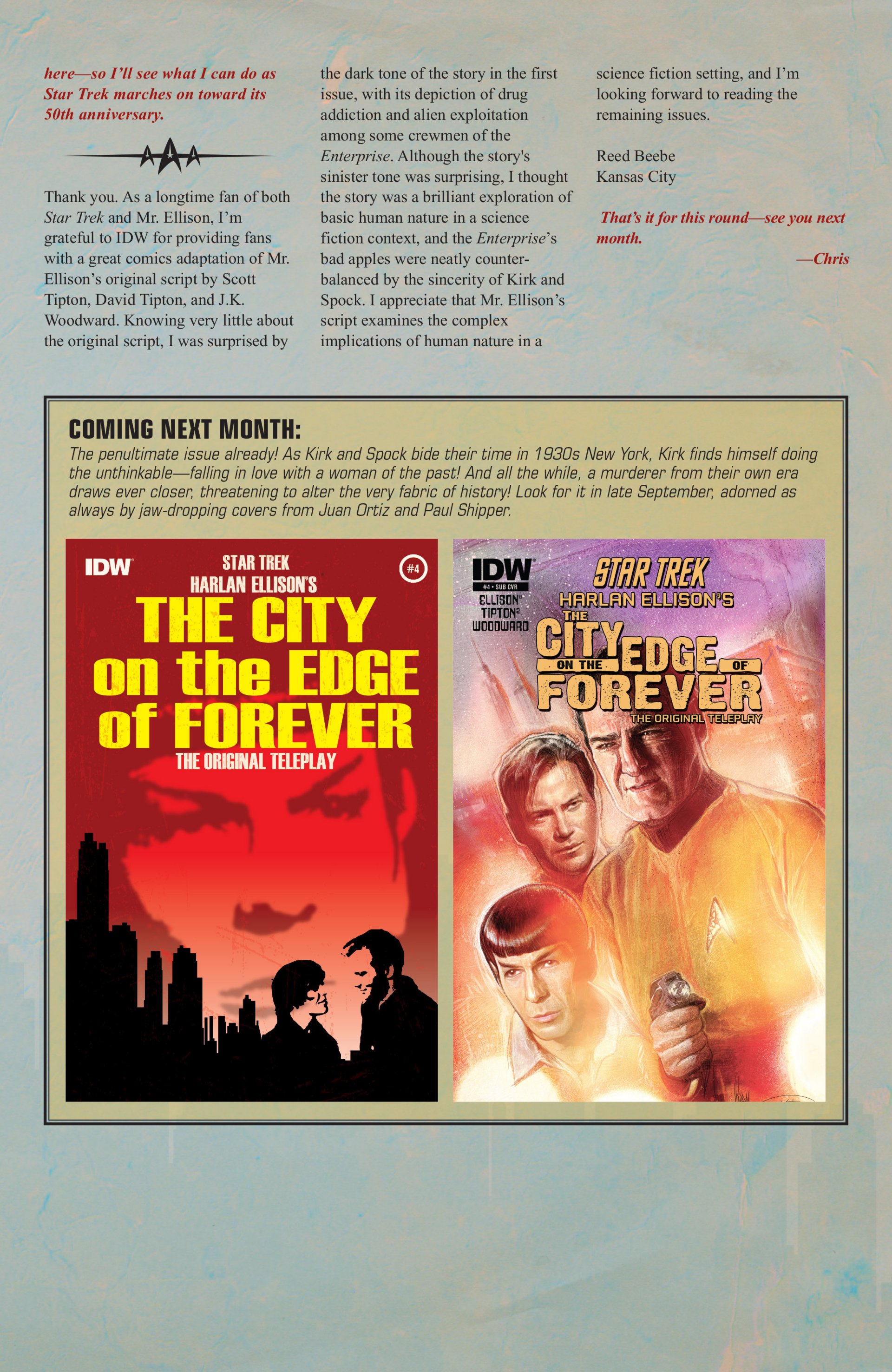 Read online Star Trek: Harlan Ellison's Original The City on the Edge of Forever Teleplay comic -  Issue #3 - 25