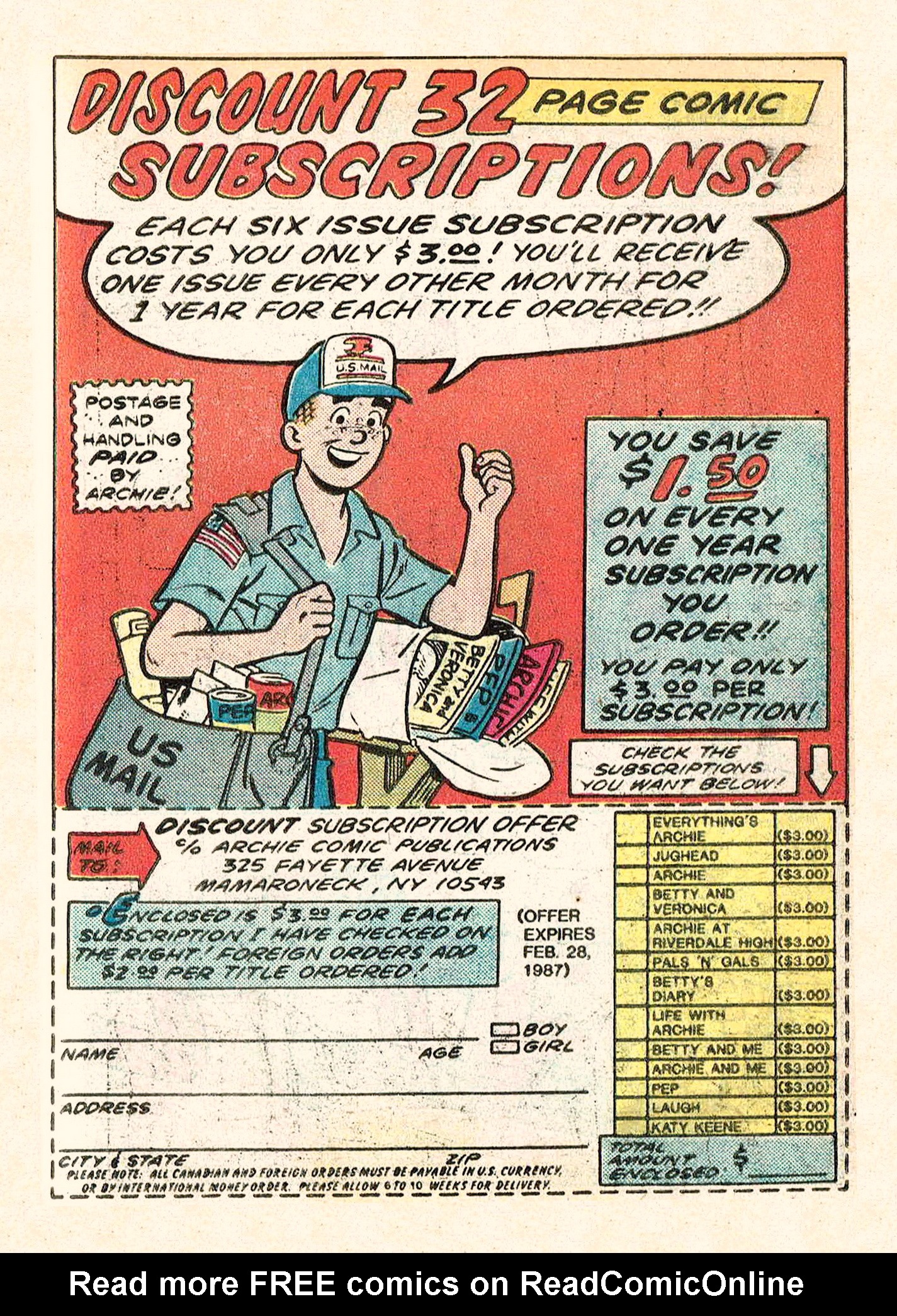 Read online Archie Digest Magazine comic -  Issue #82 - 74