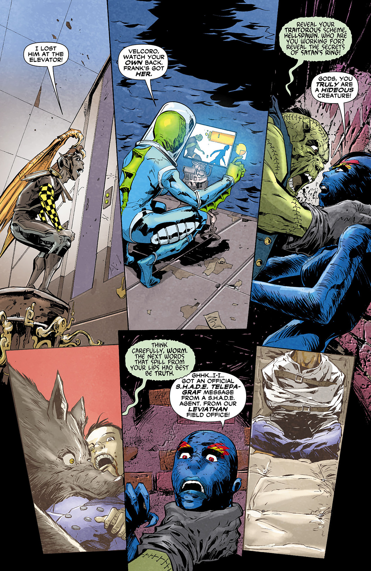 Read online Frankenstein, Agent of S.H.A.D.E. comic -  Issue #10 - 16
