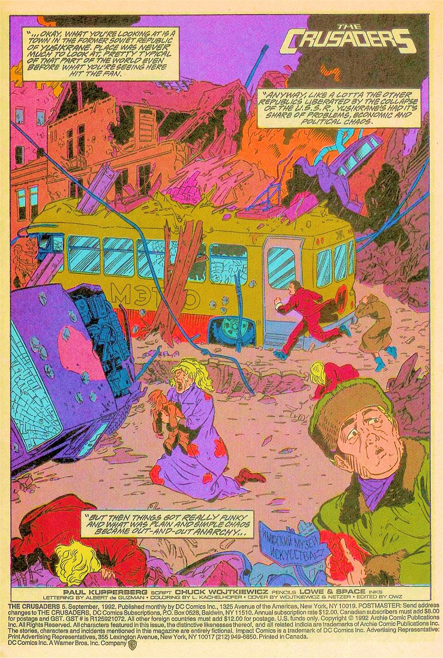 Read online The Crusaders comic -  Issue #5 - 2