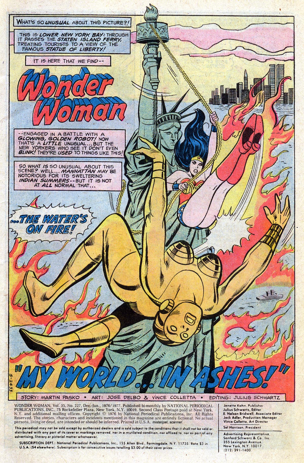 Read online Wonder Woman (1942) comic -  Issue #227 - 2