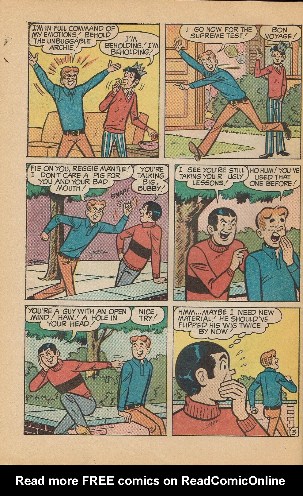Read online Reggie and Me (1966) comic -  Issue #43 - 30