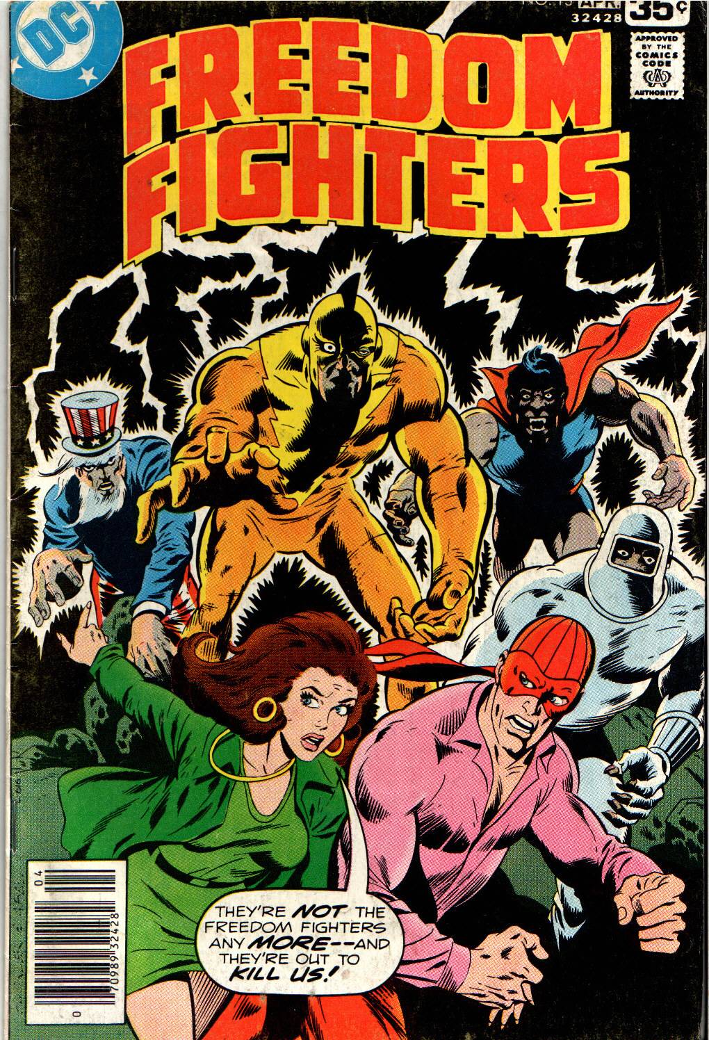 Read online Freedom Fighters (1976) comic -  Issue #13 - 1