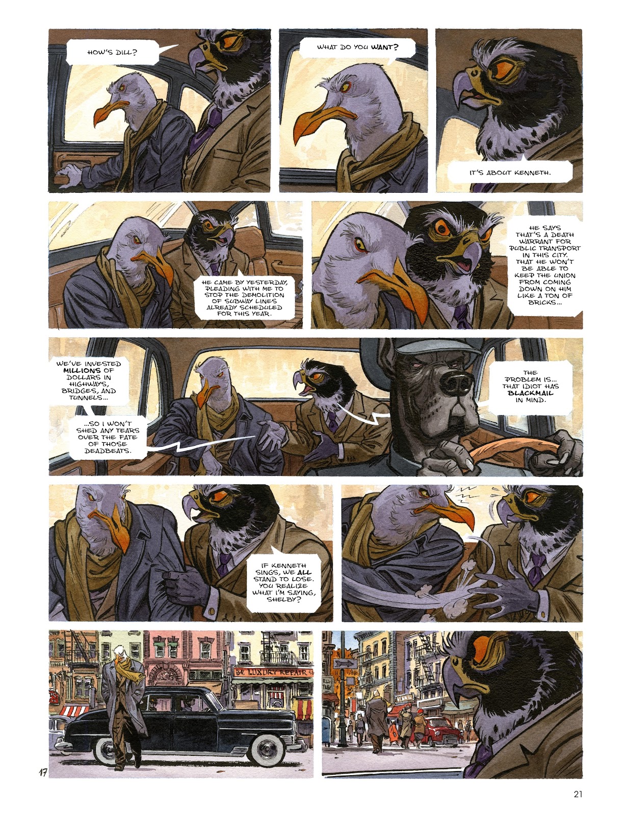 Blacksad: They All Fall Down · Part One issue TPB - Page 23