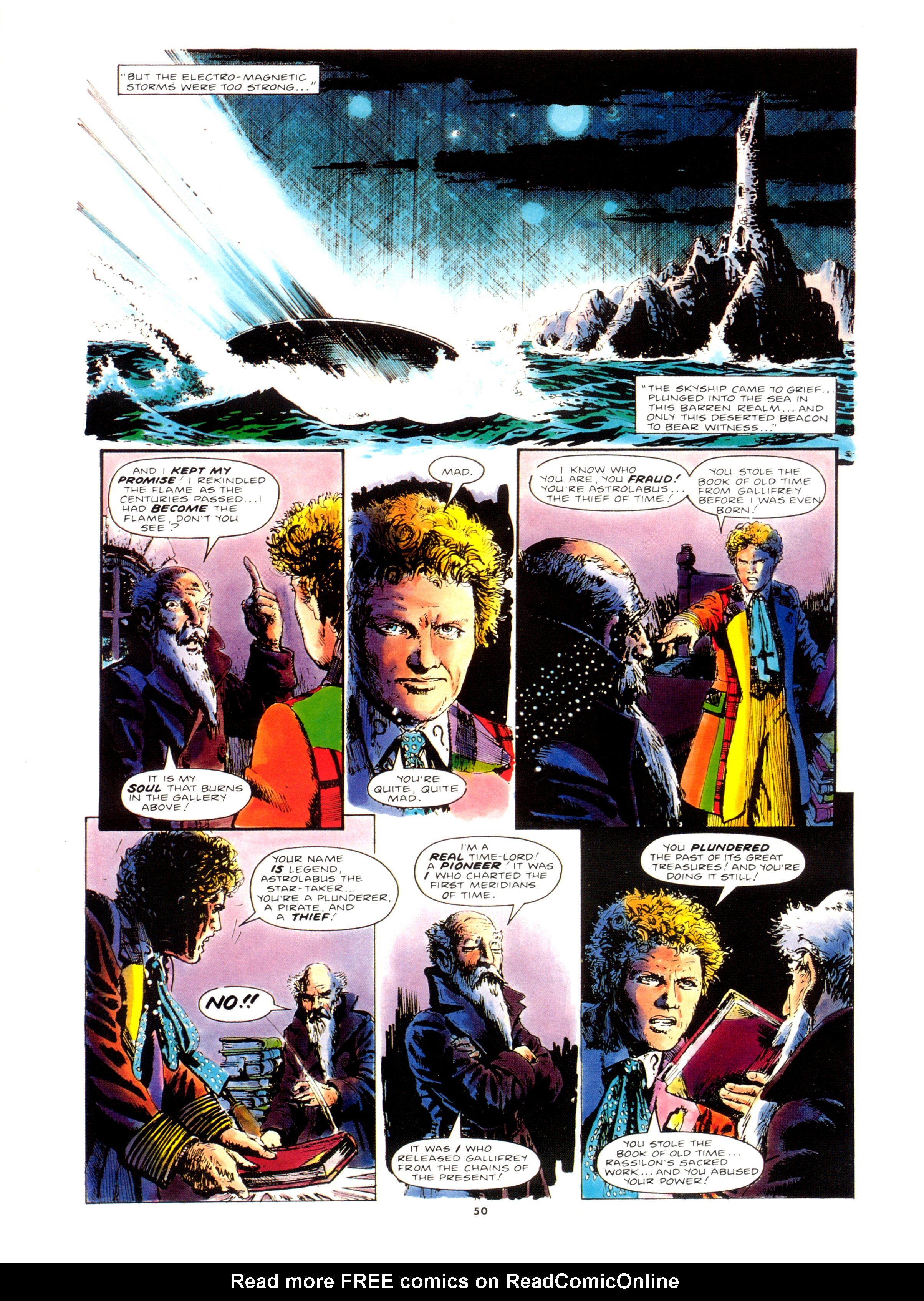 Read online Marvel Graphic Novel comic -  Issue #1 Doctor Who - Voyager - 33