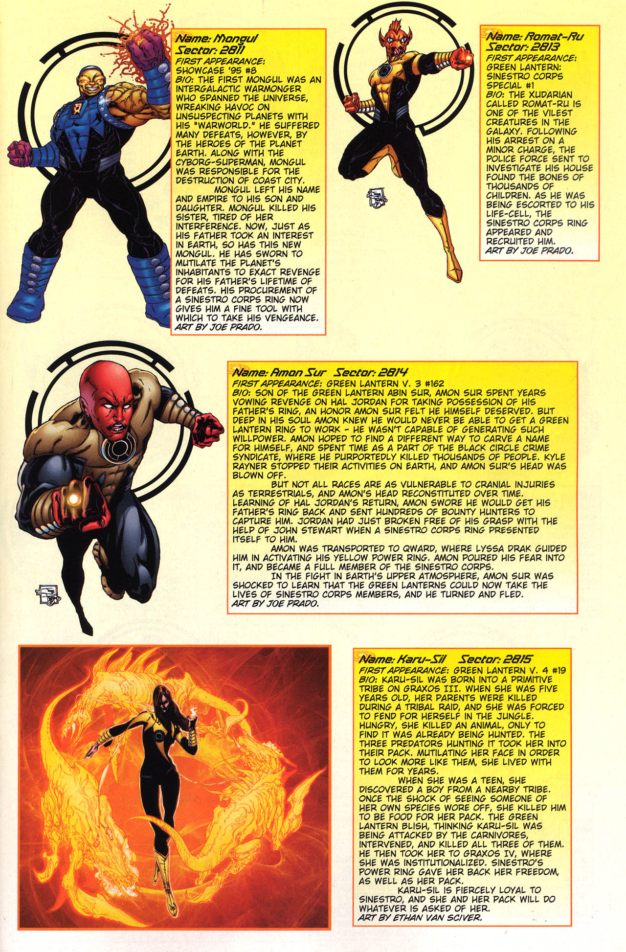 Read online Green Lantern/Sinestro Corps Secret Files comic -  Issue # Full - 55