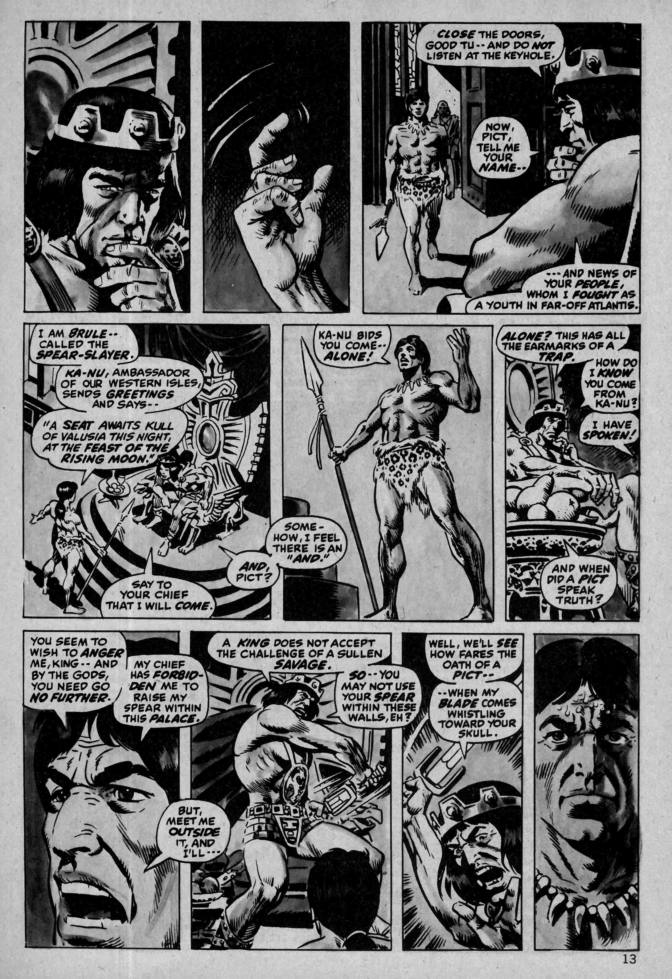 Read online Kull and the Barbarians comic -  Issue #1 - 13